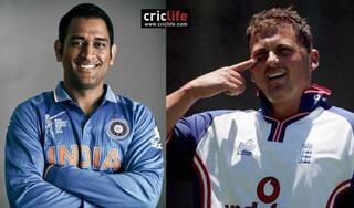 The banter between MS Dhoni and Darren Gough goes viral on Twitter