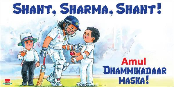 Amul’s take on Ishant Sharma’s verbal spat with Dhammika Prasad