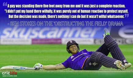 Ben Stokes opens up about ‘obstructing the field’ incident