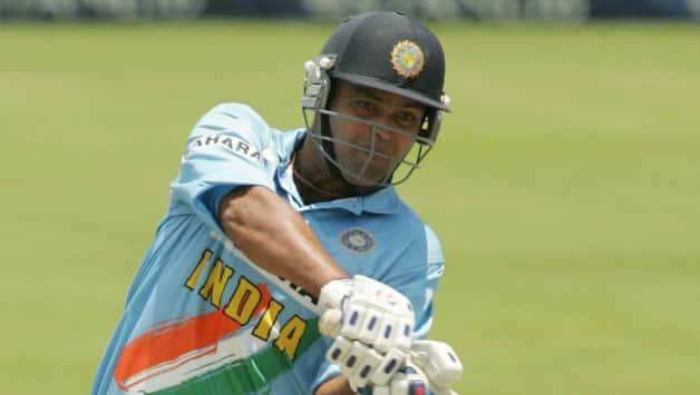 Dinesh Mongia hammered his way to a maiden ODI century against Zimbabwe.