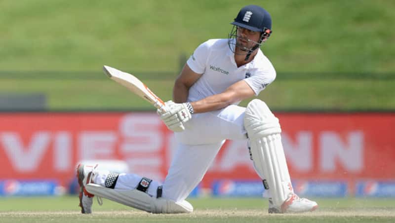 Alastair Cook played one of the longest innings in Test history during first Test against Pakistan &Acirc;&copy; AFP