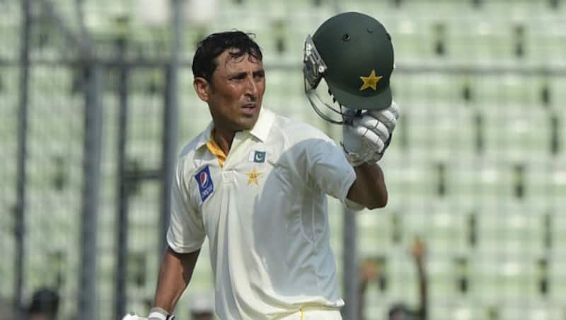 Younis Khan (Above) overtook Javed Miandad to become Pakistan's leading run-getter in Tests &Acirc;&copy; AFP