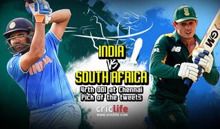 Pick of the tweets: India vs South Africa, 4th ODI at Chennai