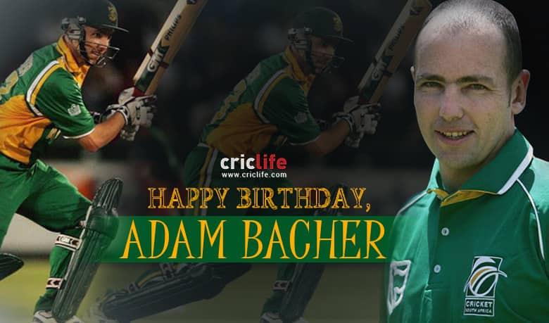 Adam Bacher: 7 facts about the South African batsman