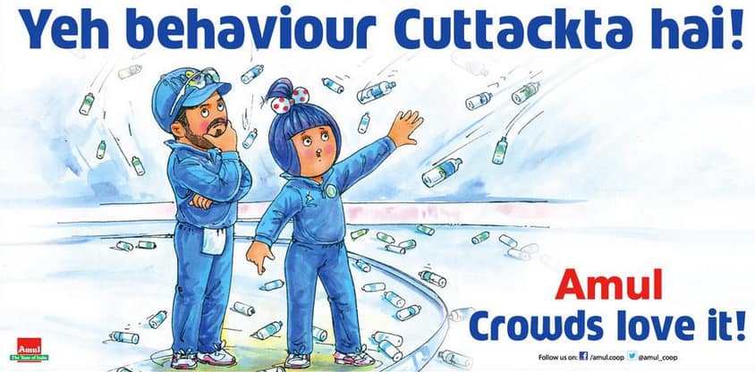 Amul teaches Cuttack fans a lesson or two with its new ad