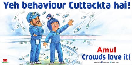 Amul teaches Cuttack fans a lesson or two with its new ad