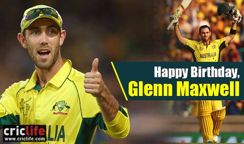 Glenn Maxwell: 10 interesting things to know about the Australian marauder