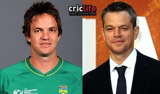 Albie Morkel and Matt Damon