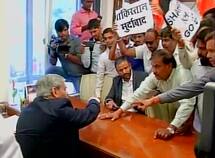 Shiv Sena attacks BCCI office: Rajeev Shukla condemns political party’s embarrassing act