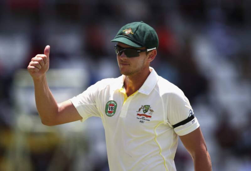 Josh Hazlewood will look to cement his place in the Australian line-up in the series &copy; Getty Images