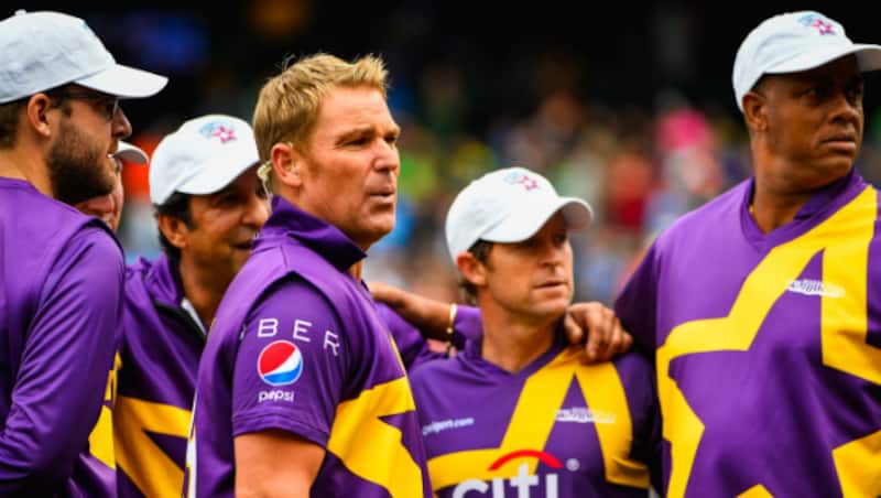 Warne's Warriors won the first fixture against Sachin's Blasters at New York &Acirc;&copy; Getty Images