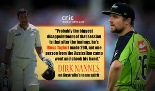Dirk Nannes criticises Australia’s “horrendous sportsmanship” after Ross Taylor’s dismissal at 290