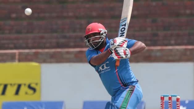 Mohammad Shahzad played a measured, sensible knock © AFP