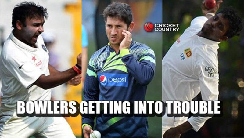 It is time to draw attention to few of the bowlers, who got into some kind of trouble or controversy in the whole year &copy; AFP