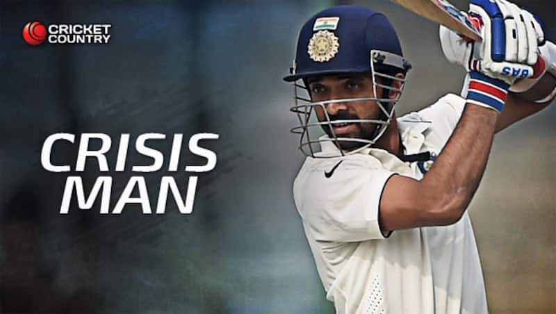 Ajinkya Rahane remained unbeaten at 89 after day 1 at Delhi against South Africa &Acirc;&copy; AFP