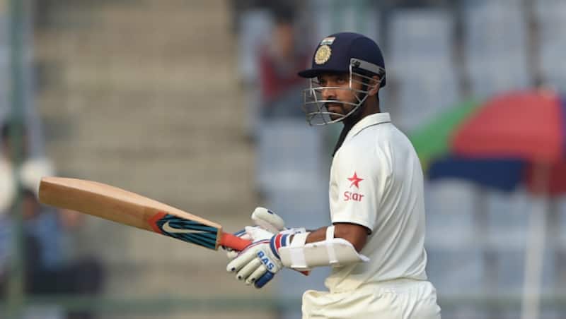 Ajinkya Rahane will resume from his overnight unbeaten score of 89 on the second day of the fourth Test © AFP