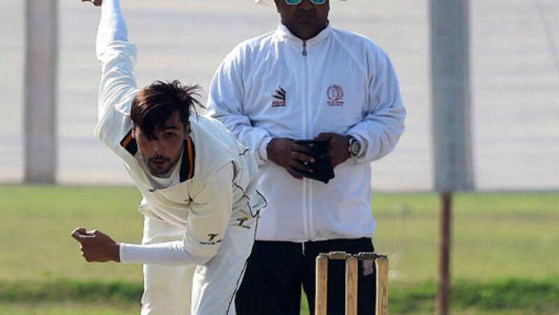 Aamer was told to reach Lahore to attend the short conditioning camp beginning from tomorrow instead of going to Karachi to play the latest super eight round of the Quaid-e-Azam Trophy first class tournament &copy; Getty Images