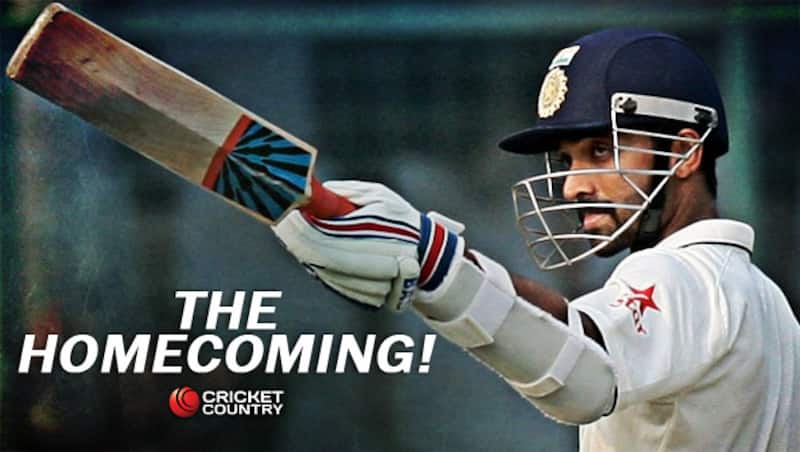 Rahane became only the fifth Indian to score Test hundreds in both the innings of a match in Delhi. &Acirc;&copy; AFP