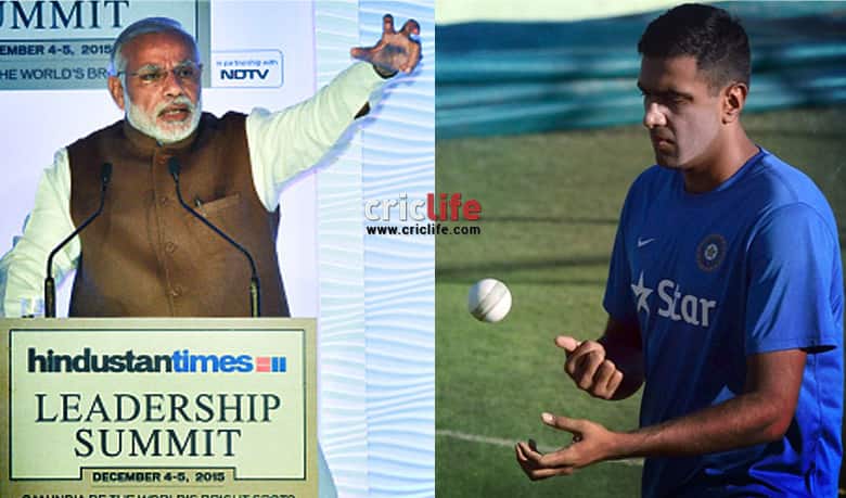 PM Modi flies into cricket match to discuss strategy for winning at home with R Ashwin