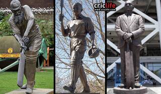 22 cricketers who are immortalised in statue at a cricket ground