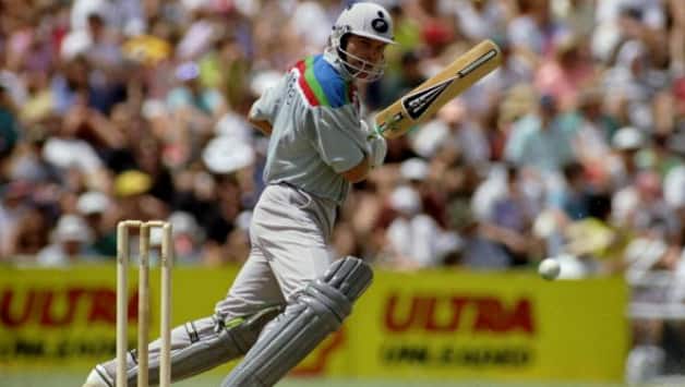 Martin Crowe playing the World Cup prior to Australia's tour of New Zealand 1993 © Getty Images