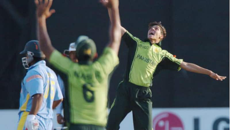 Anwar Ali catches Debabrata Das off own bowling, reducing India Under-19s to 9 for 6. Anwar played a stellar role in Pakistan Under-19&acirc;s victory, taking 5 for 35 and winning the Player of the Match &Acirc;&copy; Getty Images