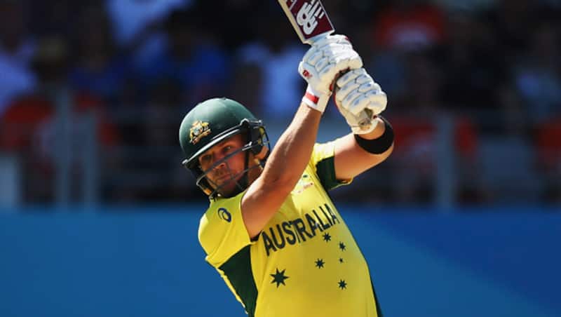 Aaron Finch started scratchily but progressed in spectacular fashion to headline Australia's chase © Getty Images