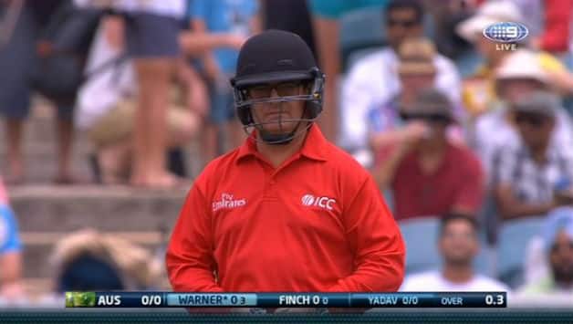 John Ward was hit on the head during a match last year. Photo courtesy: Fox Sports on Twitter