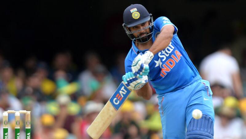 Rohit Sharma scored 124 during the second ODI &Acirc;&copy; Getty Images