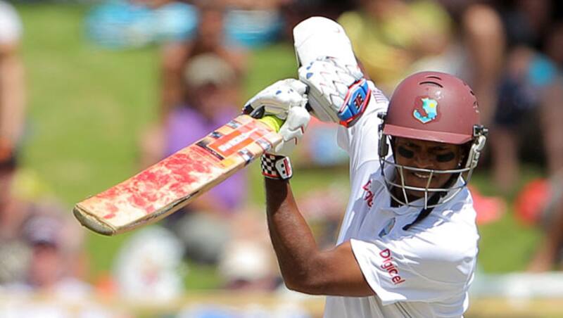 Shivnarine Chanderpaul ends his Test career on 11,867 runs, just 86 short of the West Indies all-time record held by Brian Lara &Acirc;&copy; Getty Images