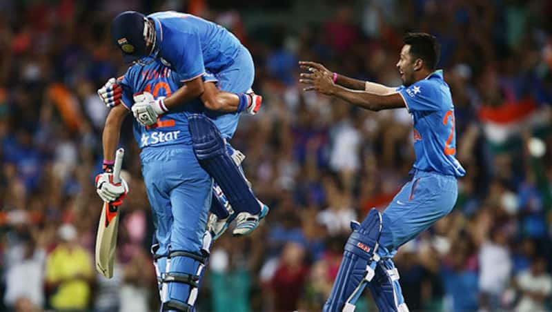 It took a combined batting performance to take India over the line &Acirc;&copy; Getty Images