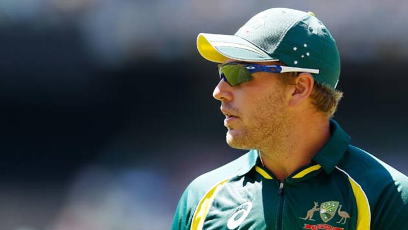 Aaron Finch scored 71 runs against India in the second ODI &copy; Getty Images