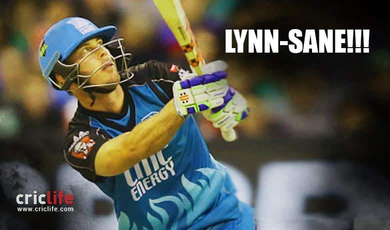 Chris Lynn hammers fives sixes in an over to Ben Hilfenhaus: Twitter erupts