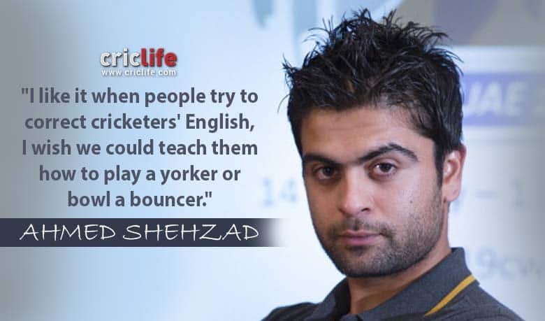 Ahmed Shehzad’s simple advice