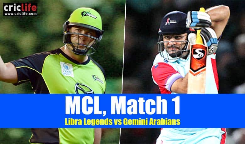 MCL 2016: Gemini Arabians beat Libra Legends by 78 runs at Dubai, pick of the tweets