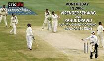 When Virender Sehwag and Rahul Dravid’s opening stand left Pakistan bowlers clueless
