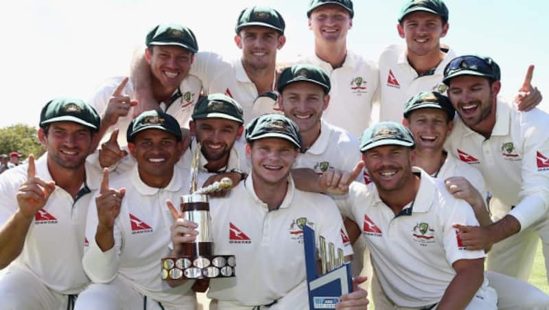 Australia won the 2nd Test against New Zealand by 7 wickets on Wednesday &copy; Getty Images