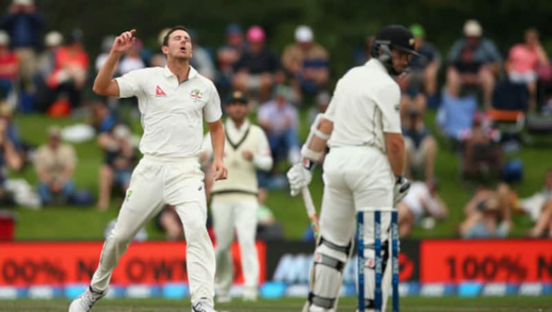 "Who the fuck is the third umpire?,&rdquo; an exhausted Hazlewood shouted out during New Zealand vs Australia, 2nd Test &copy; Getty Images