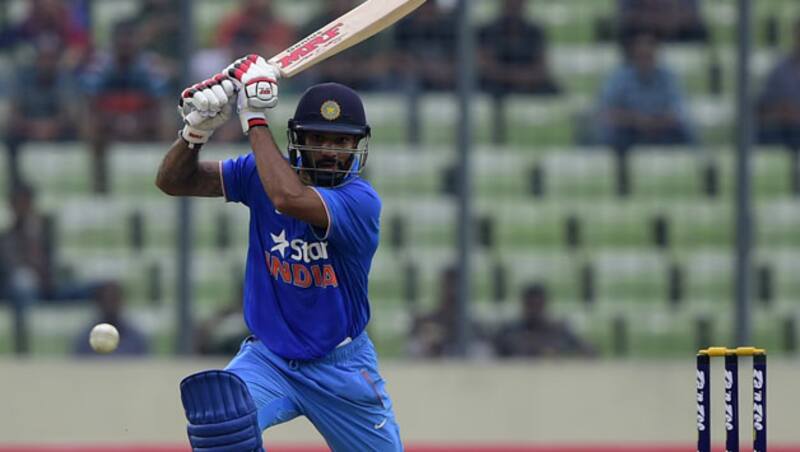 Shikhar Dhawan is batting on 37 &copy; AFP (File Photo)