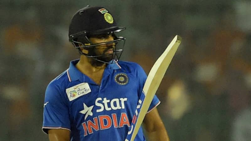 Rohit Sharma slammed his 10th T20I fifty on Wednesday &Acirc;&copy; AFP
