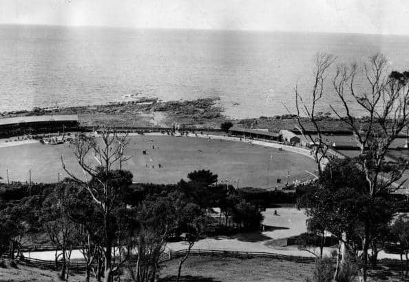 A cricket ground in Tasmania, 1935 (file photo) © Getty Images