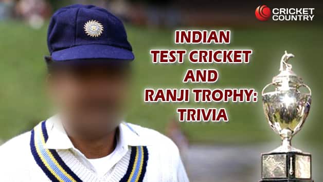 Indian Test cricket and Ranji Trophy: Trivia. Designer: Ranjeet Parab.