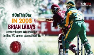 A Brian Lara classic sets up World Cup 2003 opening game for West Indies