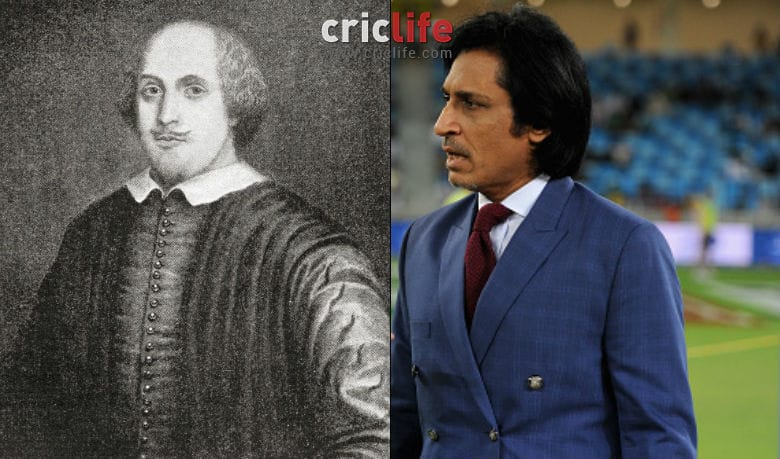 Shakespeare’s soul thanks Rameez Raja from heaven