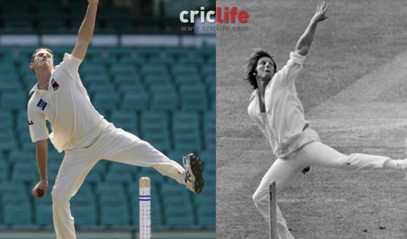 Shaun Tait (left) and Jeff Thomson (right). Image courtesy: Getty Images