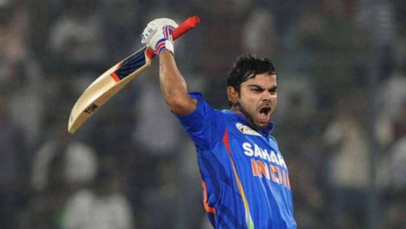 विराट ने एशिया कप 2012 में पाकिस्तान के खिलाफ लक्ष्य का पीछा करते हुए 183 रनों की पारी खेली थी © AFP