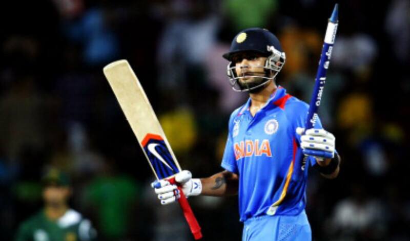 Virat Kohli celebrates after India&acirc;s win against Pakistan during the ICC T20 World Cup, Super Eight match at R Premadasa Stadium, Colombo &Acirc;&copy; Getty Images