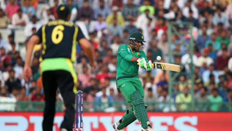 Sharjeel Khan bats during Pakistan vs Australia, Group 2 match at Mohali on Friday &Acirc;&copy; Getty Images
