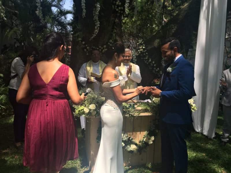 रॉबिन उथप्पा ने शीतल गौतम से शादी रचाकर एक नई पारी की शुरूआत की है (Photo Courtesy: Twitter, @iam_juhi )