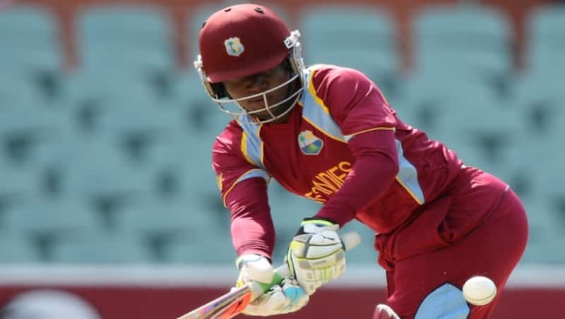 Deandra Dottin secured 40-ball 45 and scalped 3 for 16 at end of 4 overs vs India Women &Acirc;&copy; Getty Images